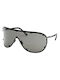 Tom Ford Men's Sunglasses with Black Plastic Frame and Gray Lens FT1043 02A