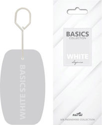 Auto Gs Car Air Freshener Tab Pendand Basics Collection White Elegance