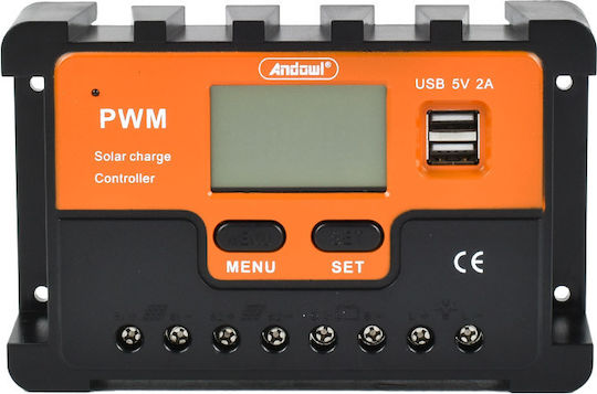 Andowl Ρυθμιστής Φόρτισης PWM 12V 40A