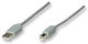 Manhattan USB 2.0 Cable USB-A male - USB-B male Γκρι 1m (327480)