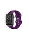Techsuit Watchband Λουράκι Σιλικόνης Dark Purple (Apple Watch 38/40/41mm)