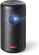 Nebula Capsule Max Mini Projektor HD Lampe Einfach mit Wi-Fi und integrierten Lautsprechern Schwarz