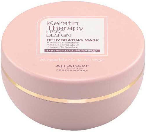 Alfaparf Milano Professional Keratin Therapy Lisse Design Μάσκα Μαλλιών για Διατήρηση Χρώματος με Κερατίνη 200ml