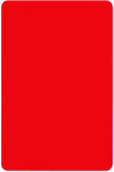 Karten Wache Kunststoff Rot 8.8x6.4cm für das Schneiden von PVC 1Stück