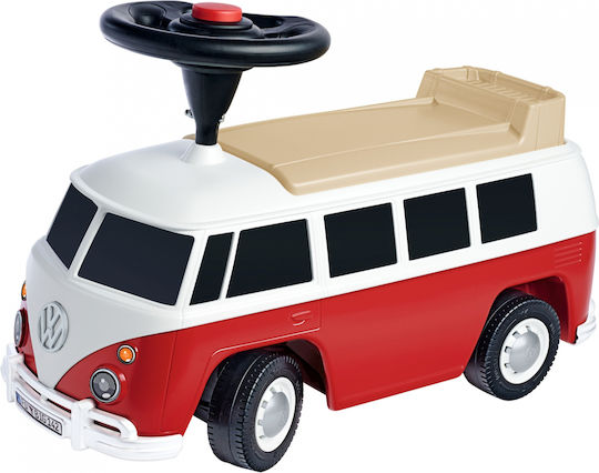 Big VW T1 Количка Езда На За 3+ Месеца Червена