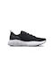 Under Armour HOVR Mega 3 Clone Sport Shoes Running Black / White / Metallic Gun Metal