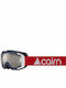 Cairn Booster SPX3000 Μάσκα Σκι & Snowboard Παιδική Κόκκινη με Φακό Καθρέπτη σε Γκρι Χρώμα