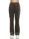 Rebel Sweatpants Flared Velvet Khaki