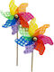 Set of 2 Windmills Rainbow 23x30cm