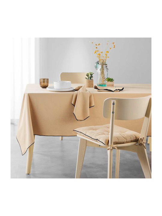 Cotton Napkin Set 3 Pieces L-C Mistraline Beige 40x40cm