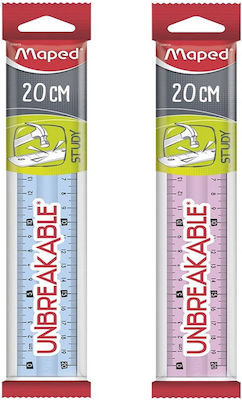 Maped Ruler Study Unbreakable 20cm GALLOWAY