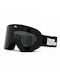 Horsefeathers Edmond Ski- und Snowboardbrille für Erwachsene Schwarz mit schwarzem getöntem Glas