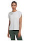 Adidas Femeie Sport Tricou Monocrom Alb