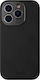 Moshi Napa Slim Back Cover Δερματίνης Midnight Black (iPhone 14 Pro)