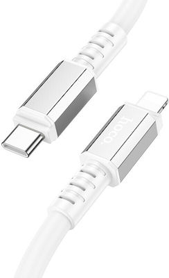 Hoco X85 Strength USB-C to Lightning Cable 20W Λευκό 1m