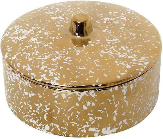 Espiel Decorative Vase Gold 13x13x7.5cm