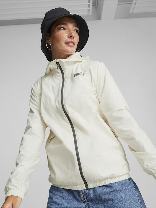 PUMA Αθλητικό Μπουφάν Μπεζ