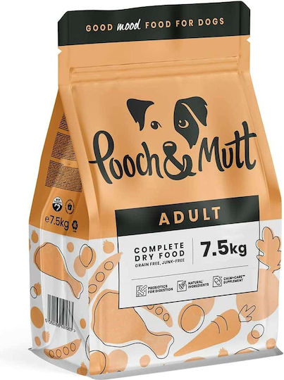 Pooch & Mutt Adult 7.5kg Ξηρά Τροφή χωρίς Σιτηρά για Ενήλικους Σκύλους με Κοτόπουλο