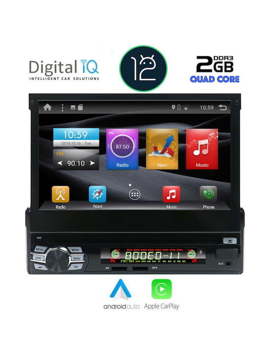 Digital IQ Ηχοσύστημα Αυτοκινήτου 1DIN (Bluetooth/USB)
