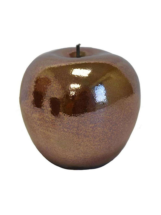 Atmosphera Διακοσμητικό Μήλο από Κεραμικό Υλικό Rose Gold 6x7cm
