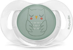 Suavinex Bonhomia Physio Πιπίλα Σιλικόνης Owl - Green για 0-6 μηνών