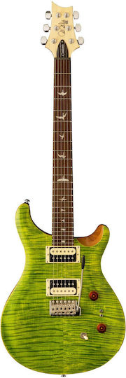 PRS Guitars SE Custom 24/08 Chitară Electrică SG cu HH Configurație Doze Eriza Verde cu Husă