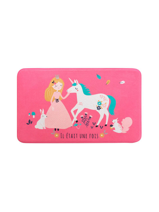 Licorne Παιδικό Χαλί Μονόκερος Φούξια 45x75cm