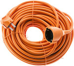 Entac Extension Cable Cord 3x1.5mm²/20m Orange