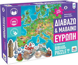 Δεσύλλας Διαβάζω Και Μαθαίνω την Ευρώπη & Puzzle Joc Educațional Cunoștințe pentru 8+ Ani