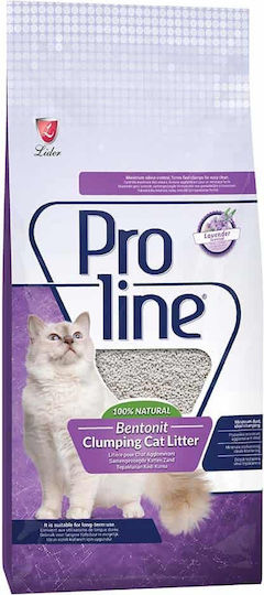 Lider Proline Bentonine Bentonite Cat Litter with Scent Lavender 20lt