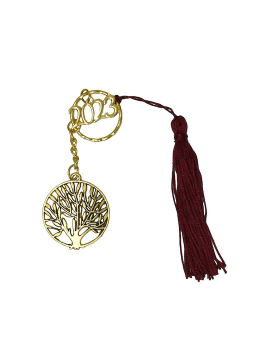 Happyness tree of life key chain charm.