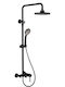 Karag SO551B Adjustable Shower Column with Mixer 106-136 Black