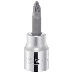 Expert Tools Битов ключ с Кръстовиден връх и Квадратно Гнездо 3/8'' Размер Pz4 1бр Expert Tools Битов ключ с Кръстовиден връх и Квадратно Гнездо 3/8'' Размер Pz4 1бр