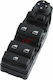 Mcar Car Window Switch for BMW F10 / F06 / F07 / F11 / F18 / F25 6pin Black