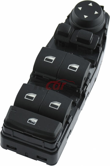 Mcar Car Window Switch for BMW F10 / F06 / F07 / F11 / F18 / F25 6pin Black