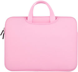 Hurtel Tasche Schulter / Handheld für Laptop 15.6" in Rosa Farbe