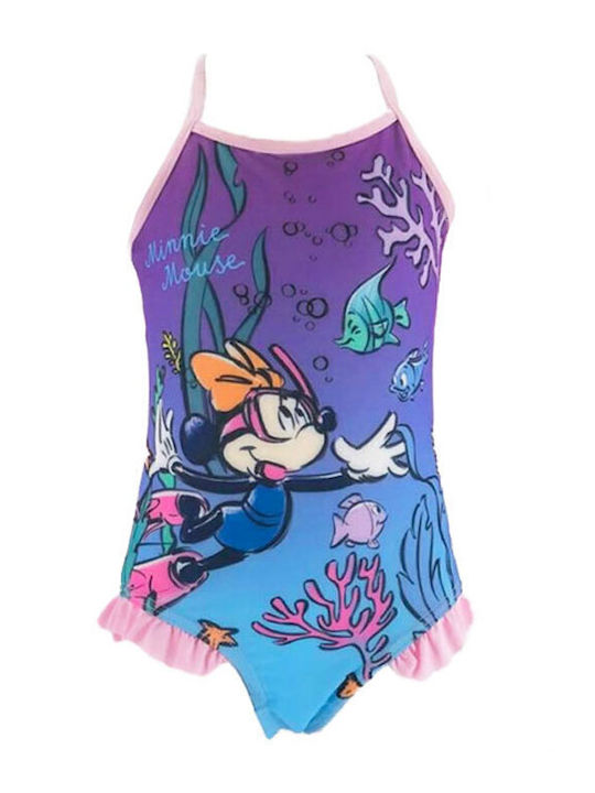 Setino Minnie Mouse Детски Бански Една част Лилав