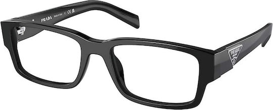 Prada Männer Acetat Brillengestell Schwarz PR07ZV 1AB1O1