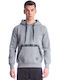 Paco & Co Men's Sweatshirt with Hood and Pockets Gray