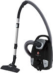 Hoover HE320PET 011 Ηλεκτρική Σκούπα 850W με Σακούλα 3.5lt Μαύρη