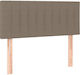 vidaXL Fabric Bed Headboard Taupe 90x78cm