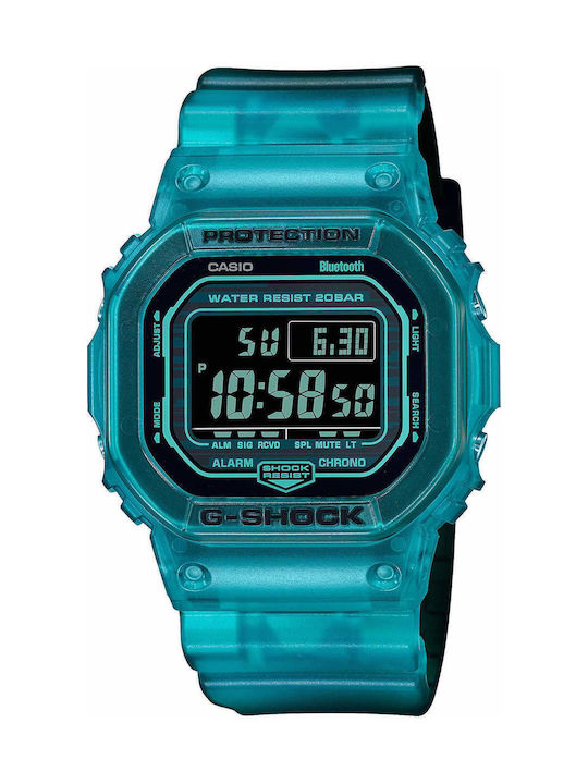 Casio G-Shock Ceas Barbati 42.8mm Cronograf Baterie cu Brățară Din Metal Albastră