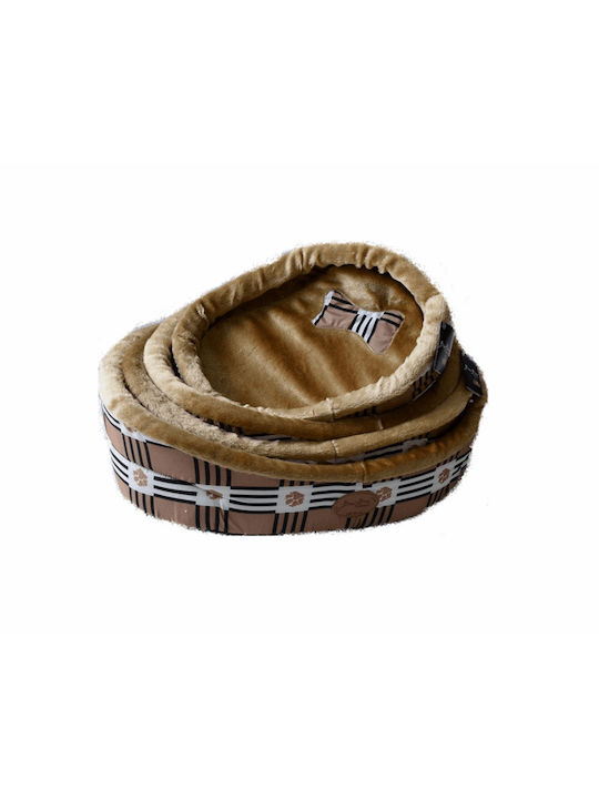 Pet Camelot Sofa Dog Bed Brown 56x46cm