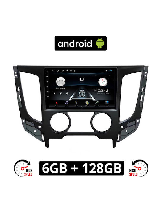 Sistem Audio Auto pentru Fiat Fullback - Spate complet 2016+ cu A/C (Bluetooth/USB/AUX/WiFi/GPS/Apple-Carplay/Android-Auto) cu Ecran Tactil 9"
