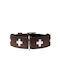 Hunter Swiss Dog Collar Leather in Brown color 35 - 43cm 42829