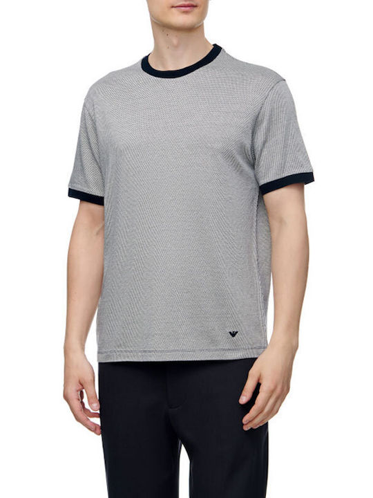 Emporio Armani Ανδρικό T-shirt Γκρι Μονόχρωμο