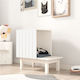 vidaXL Houses Cat White 60x36x60cm