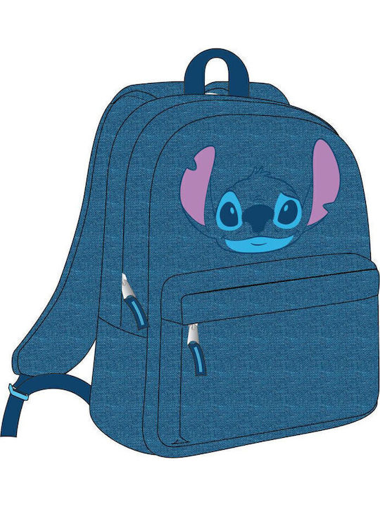 Disney Stitch Σχολική Τσάντα Πλάτης Δημοτικού Μπλε