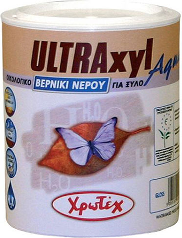 Χρωτέχ Ultraxyl Aqua Βερνίκι Εμποτισμού Νερού Άχρωμο Γυαλιστερό 2.5lt