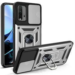 Bodycell Armor Slider Back Cover Πλαστικό Ασημί...